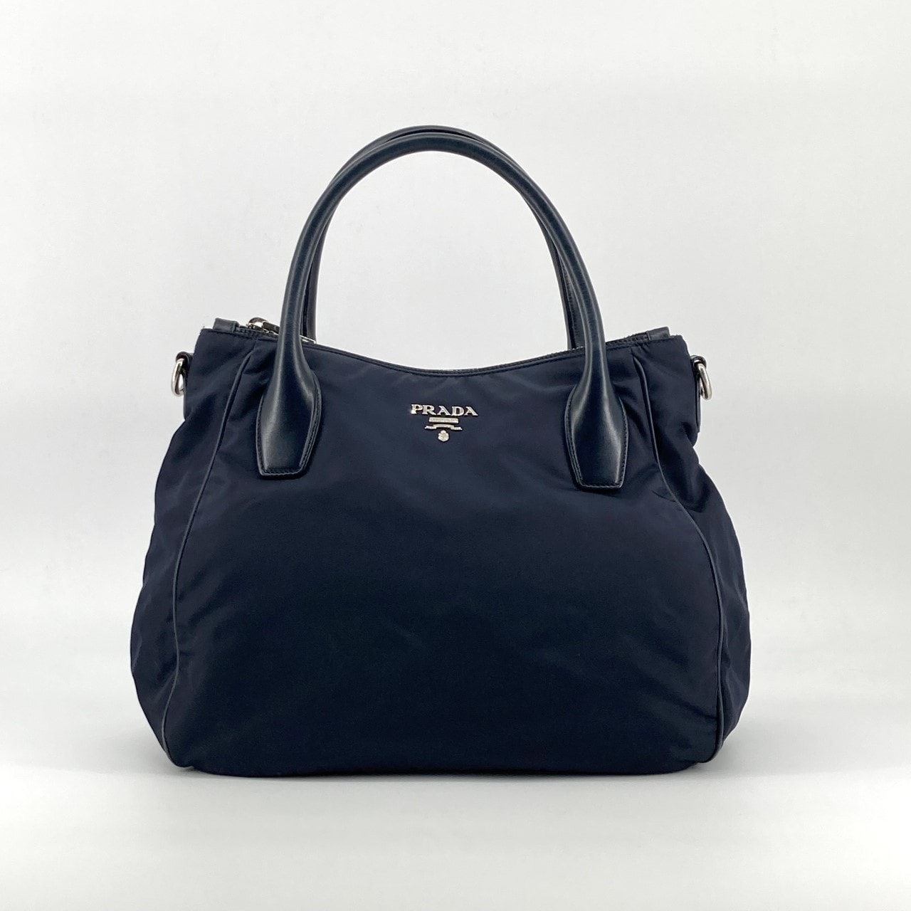 PRADA(プラダ) テスートナイロン レザー 2WAY BR4992 トートバッグ ブラック