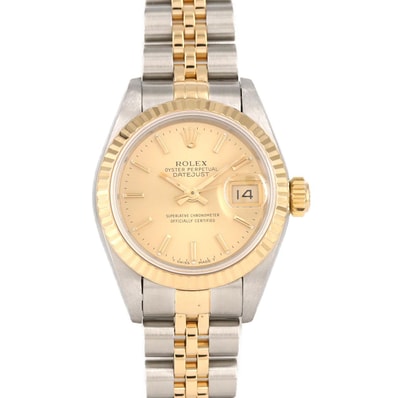 ロレックス デイトジャスト 69173 SSxYG 自動巻 X番