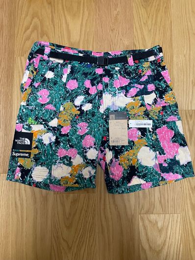 Supreme x The North Face Trekking Packable Belted Short "Flowers"