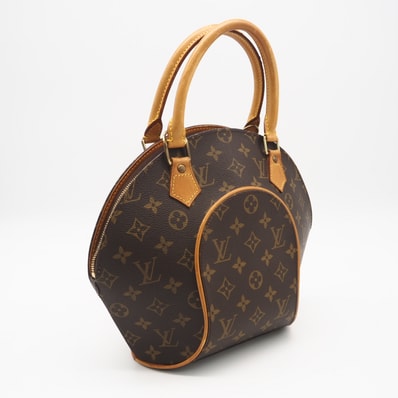 LOUIS VUITTON ルイ・ヴィトン モノグラム エリプスPM M51127 ハンドバッグ ブラウン ベージュ コーティングキャンバス レザー レディース