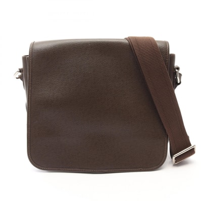 ルイ・ヴィトン LOUIS VUITTON アンドレイ タイガ グリズリ ショルダーバッグ バッグ レザー メンズ ブラウン系 M32488 【中古】