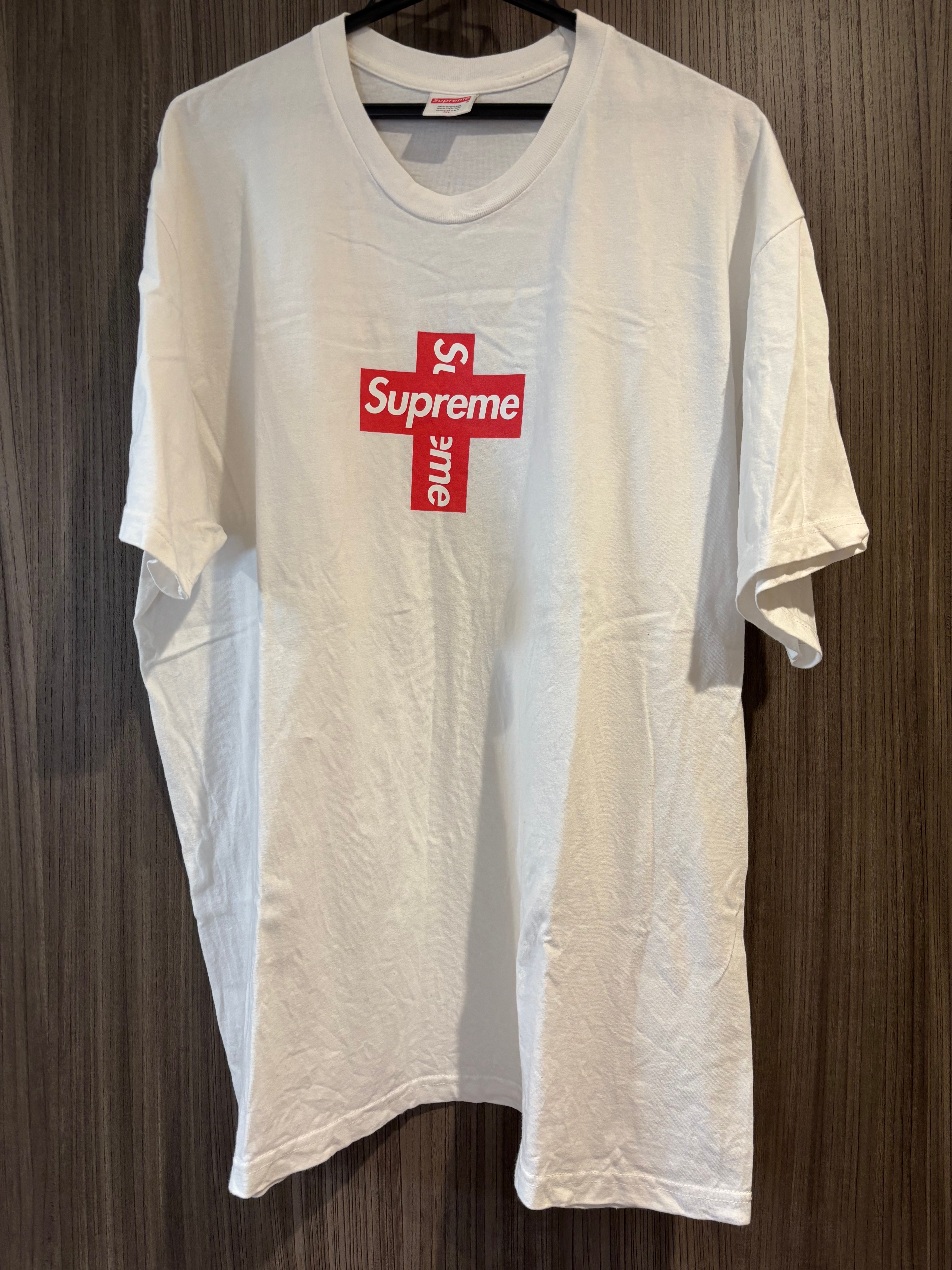 Supreme Cross Box Logo Tee "White"