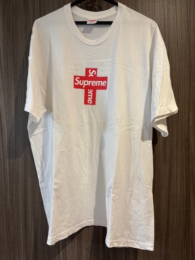 Supreme Cross Box Logo Tee "White"