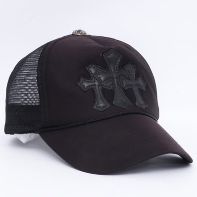 Chrome Hearts Cemetery Trucker Hat "Black"