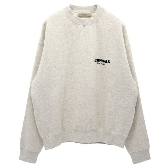 FEAR OF GOD ESSENTIALS Crewneck "Light Oatmeal"