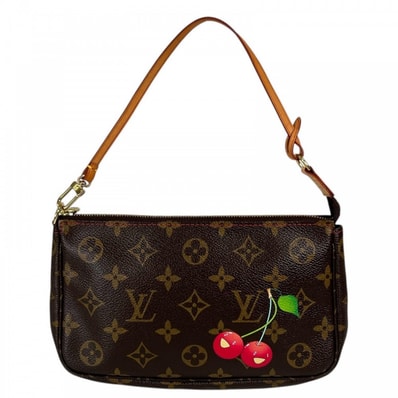 LOUIS VUITTON ルイヴィトン ハンドバッグ アクセソワール M95008 モノグラムキャンバス ブラウン 茶 ゴールド金具 レディース【中古品】