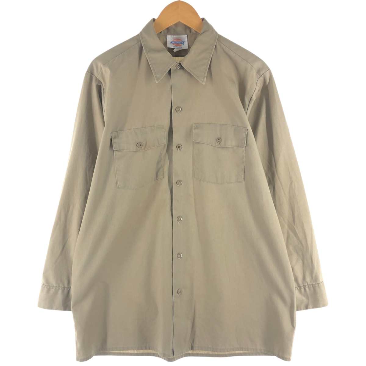 古着 80年代 ディッキーズ Dickies 長袖 ワークシャツ USA製 メンズL相当 ヴィンテージ/eaa527740