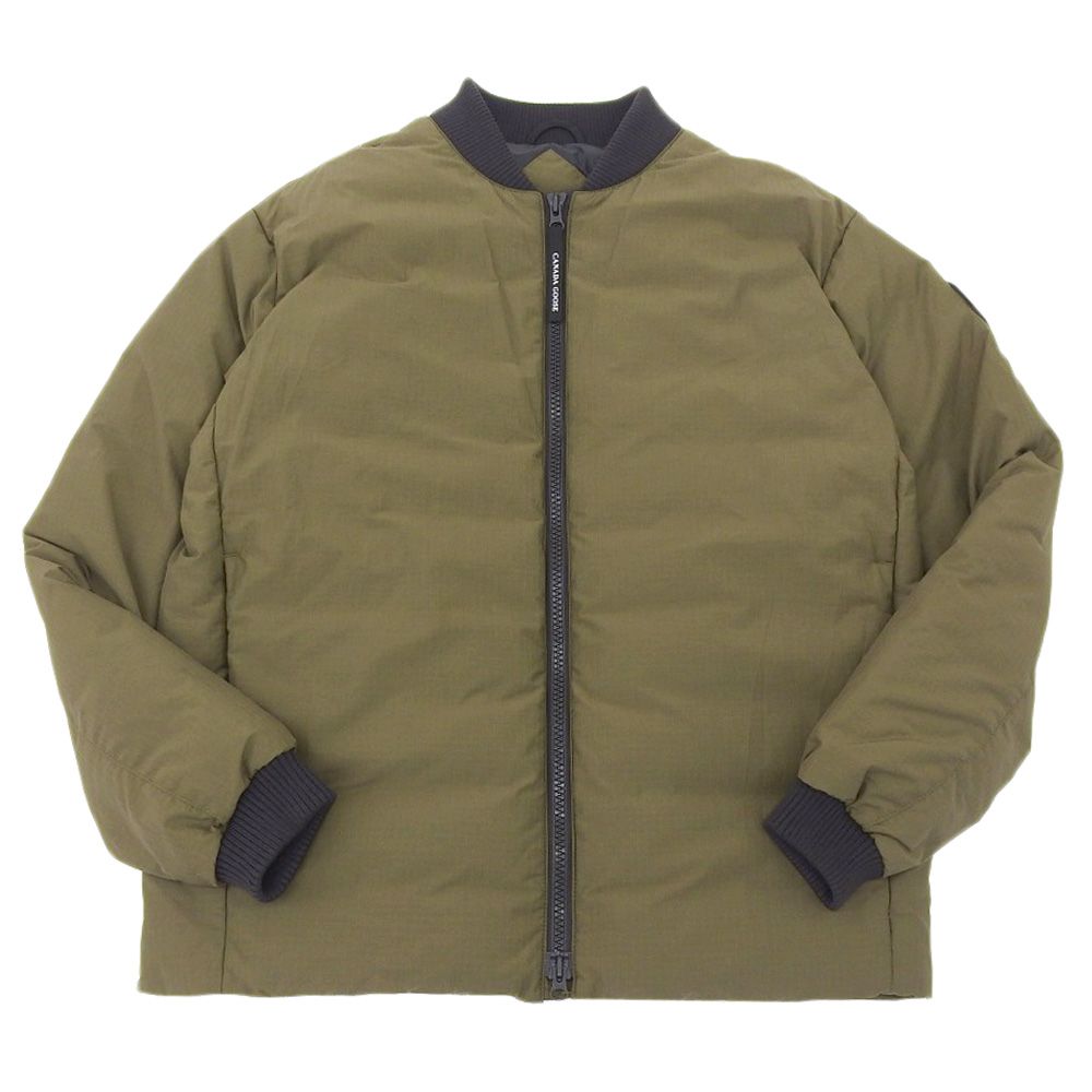 カナダグース 美品 Poter Bomber Black Label ジャケット メンズ カーキ M M 2459MBA M M