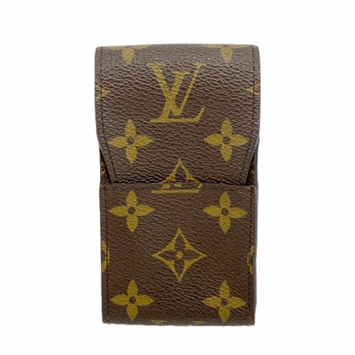 【6dd4972】ルイヴィトン シガレットケース モノグラム エテュイシガレット M63024 ブラウン【中古】メンズ レディース ユニセックス