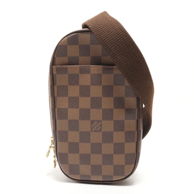 ヴィトン LV 2005年製 ポシェットガンジュ ダミエ ショルダーバッグ【中古】
