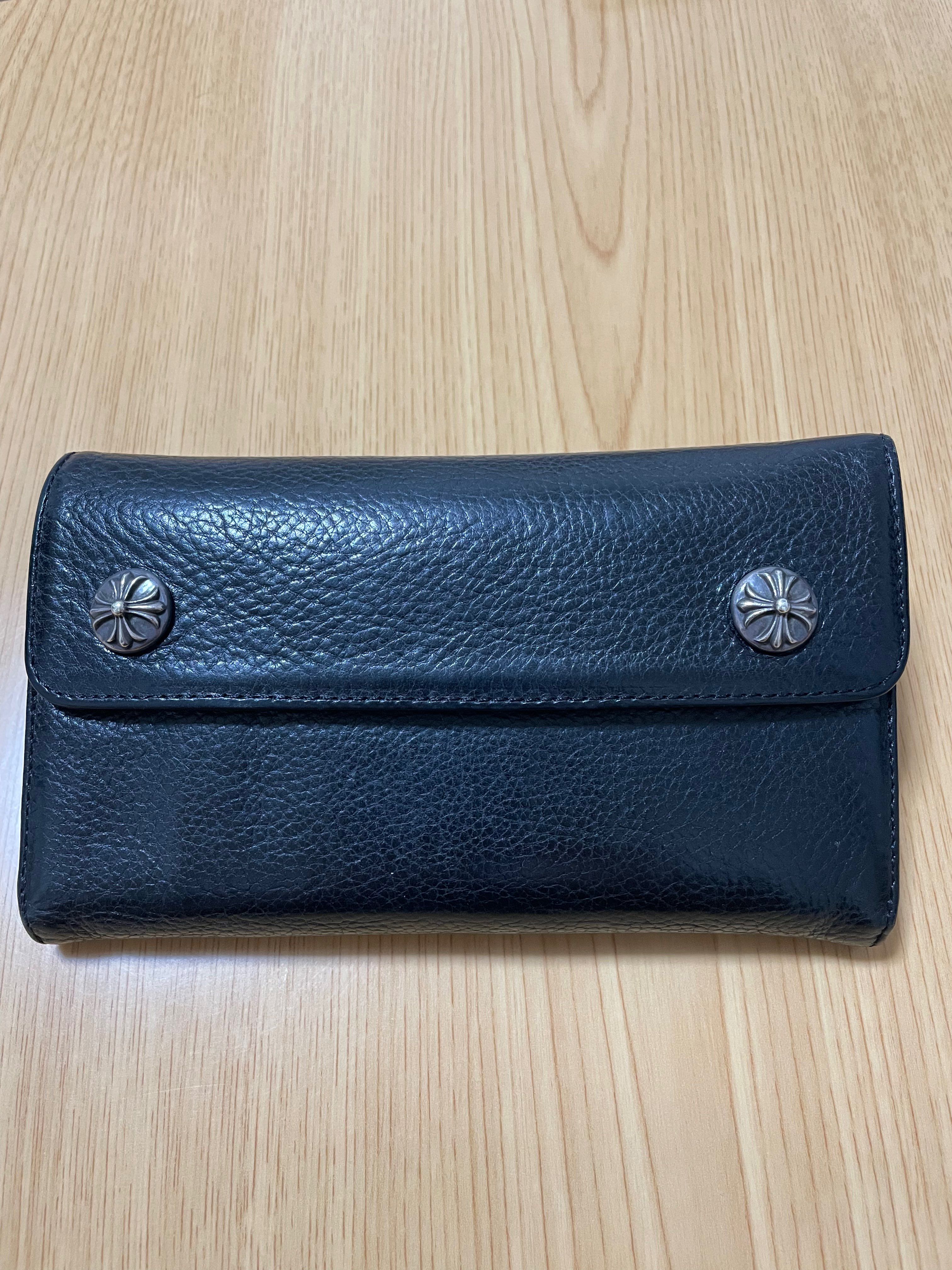 Chrome Hearts Wave Wallet Leather "Black"
