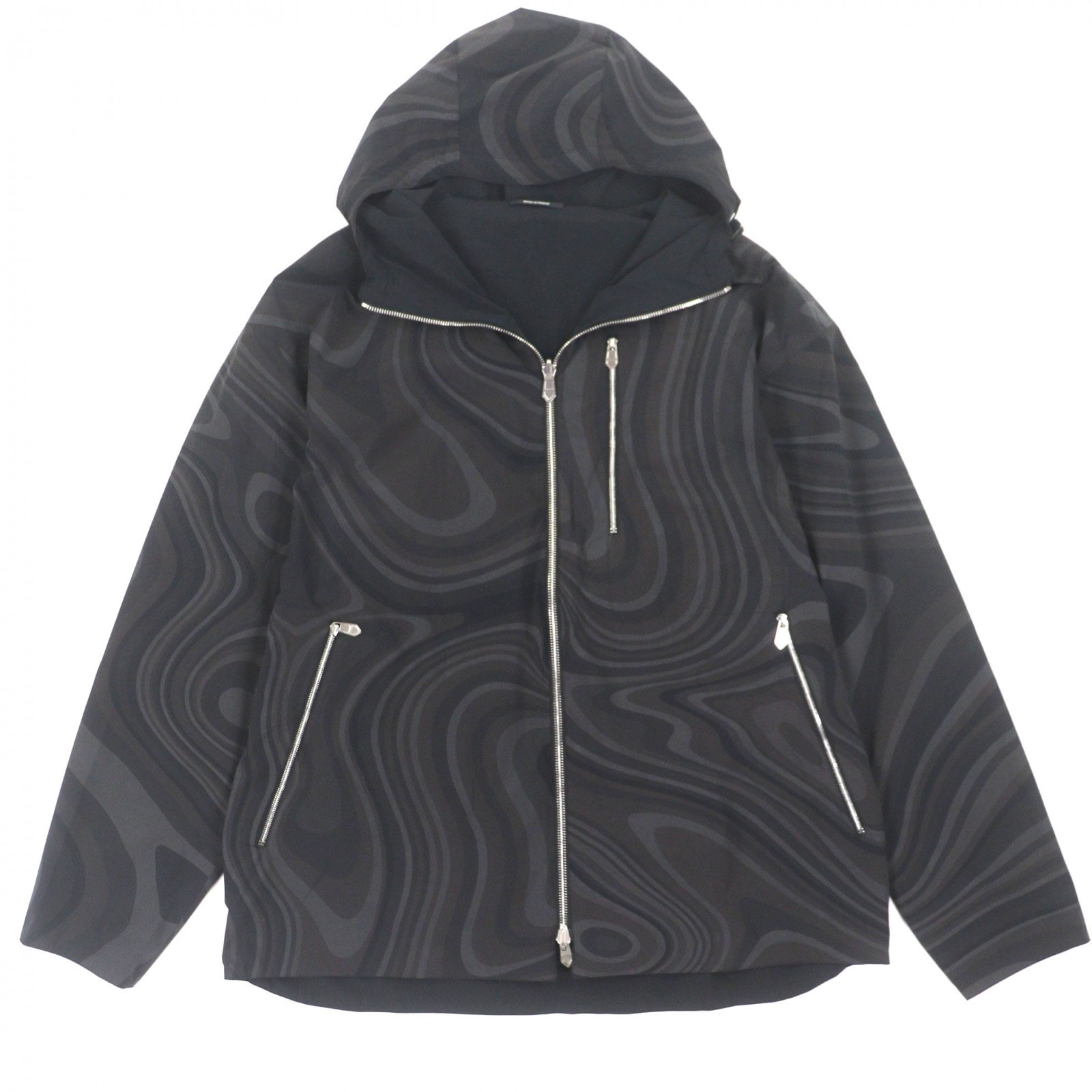 未使用品 エルメス マウンテンパーカー ブラック メンズ 44