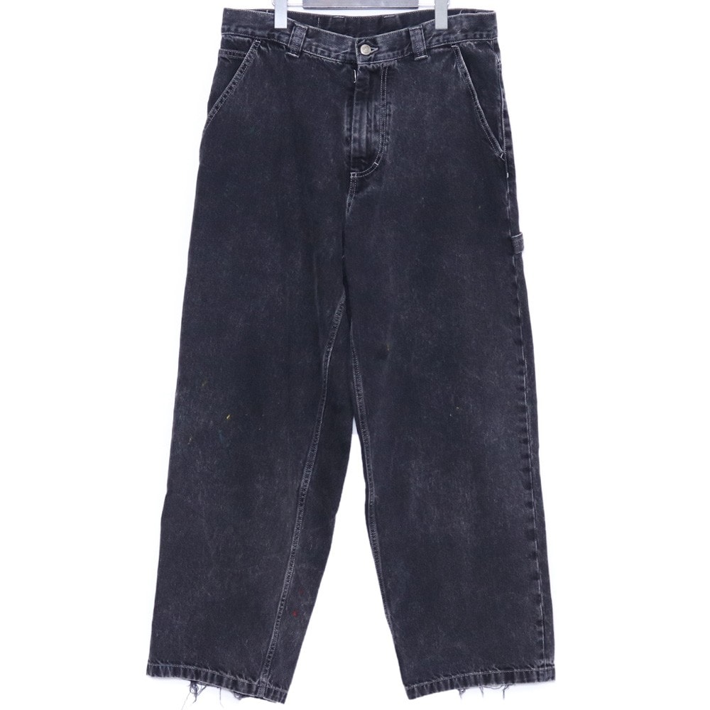 MAISON MARGIELA ブラックペイントデニムパンツ