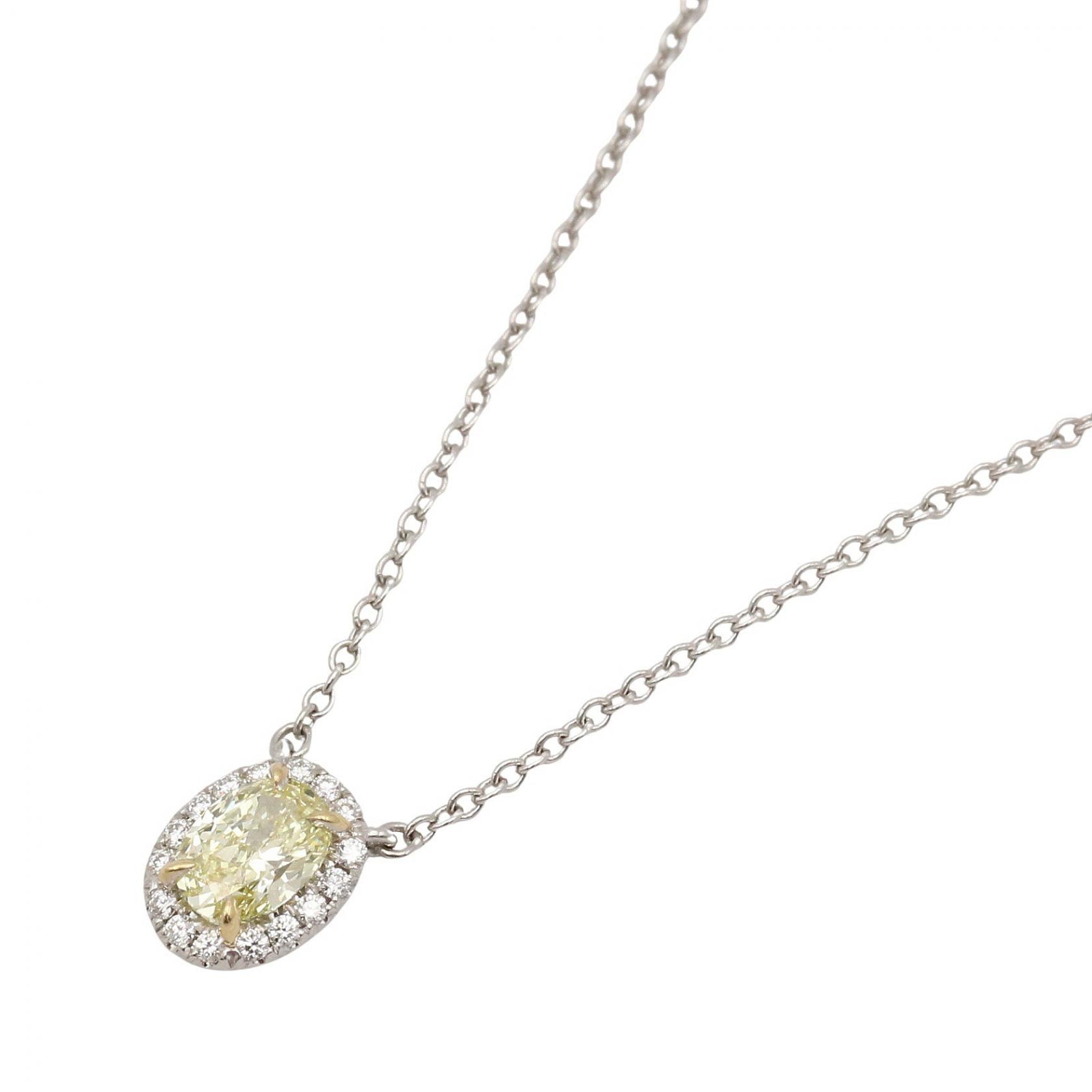 ティファニー TIFFANY&CO ソレスト ダイヤ ネックレス ネックレス ジュエリー K18WG(ホワイトゴールド) K18(イエローゴールド) ダイヤモンド レディース イエロー系 / クリア系 / シルバー系 / ゴールド系