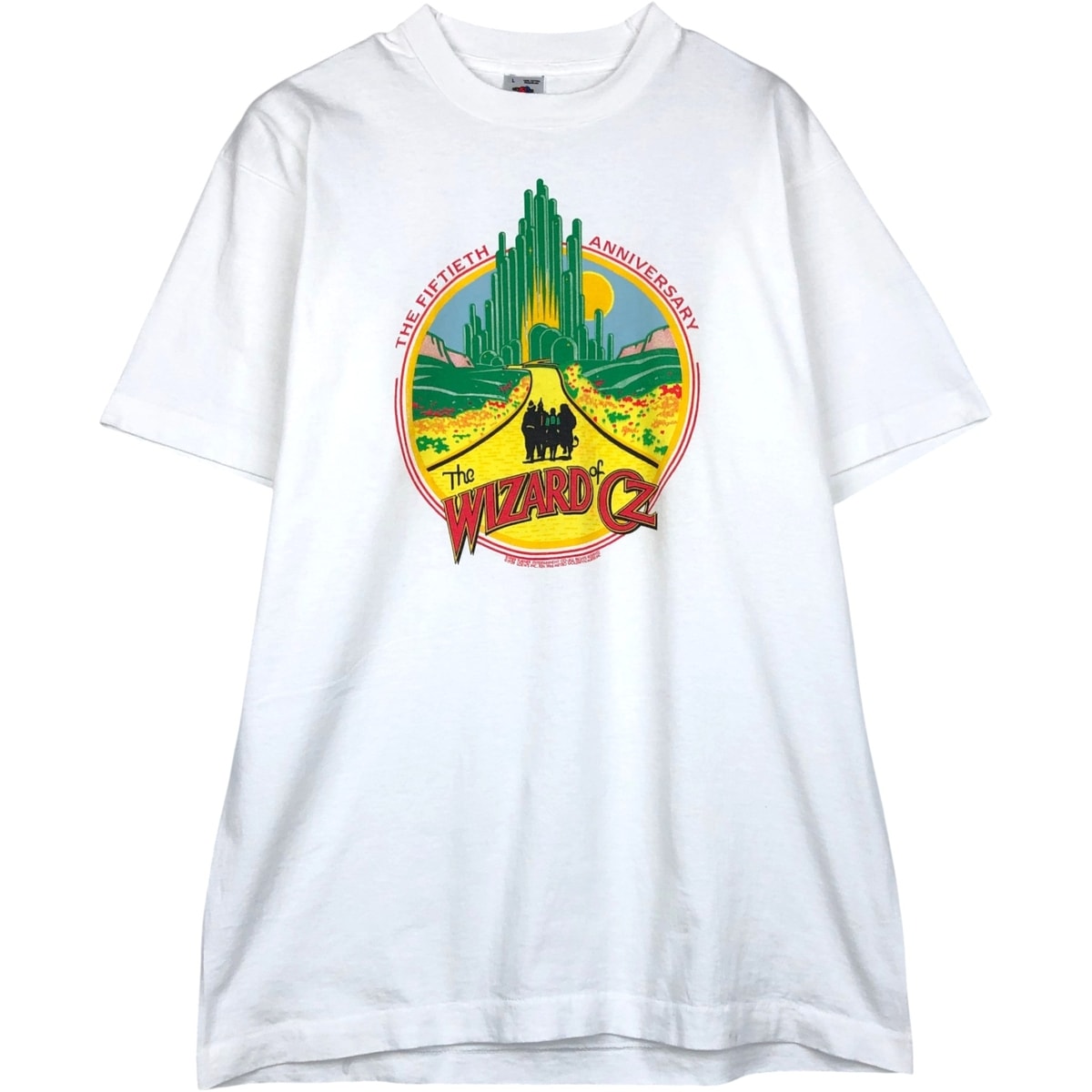 古着 90年代 フルーツオブザルーム FRUIT OF THE LOOM WIZARD OF OZ オズの魔法使い 映画 ムービーTシャツ USA製 メンズL相当 ヴィンテージ/eaa650409