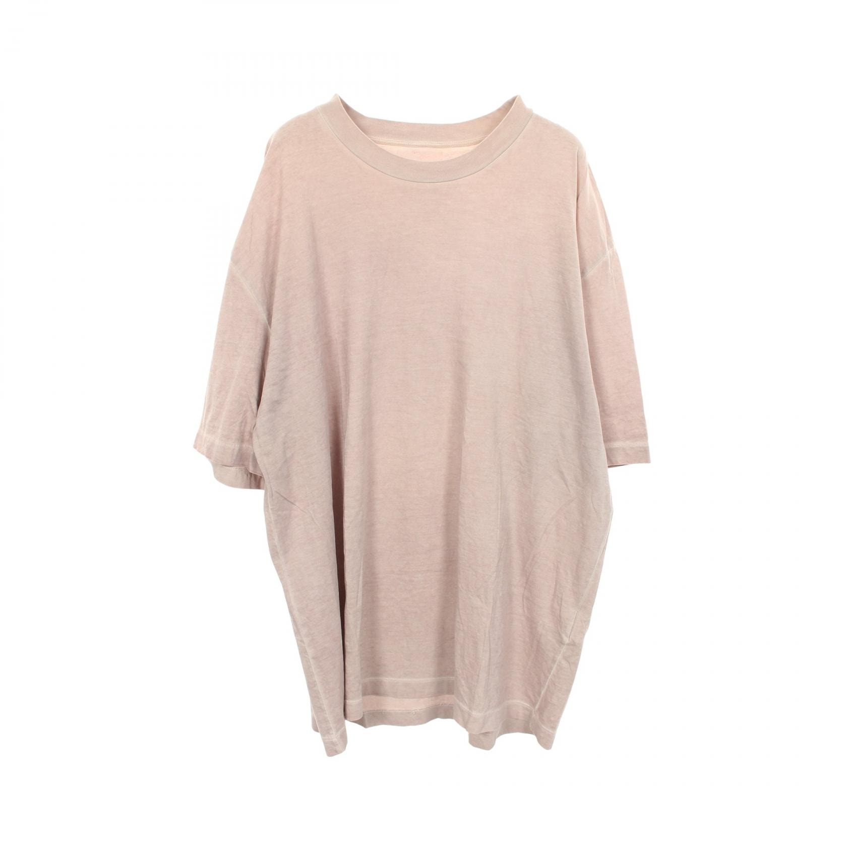メゾン マルジェラ Maison Margiela ガーメントダイ 半袖Tシャツ 衣料品 トップス コットン メンズ ピンク系 【中古】