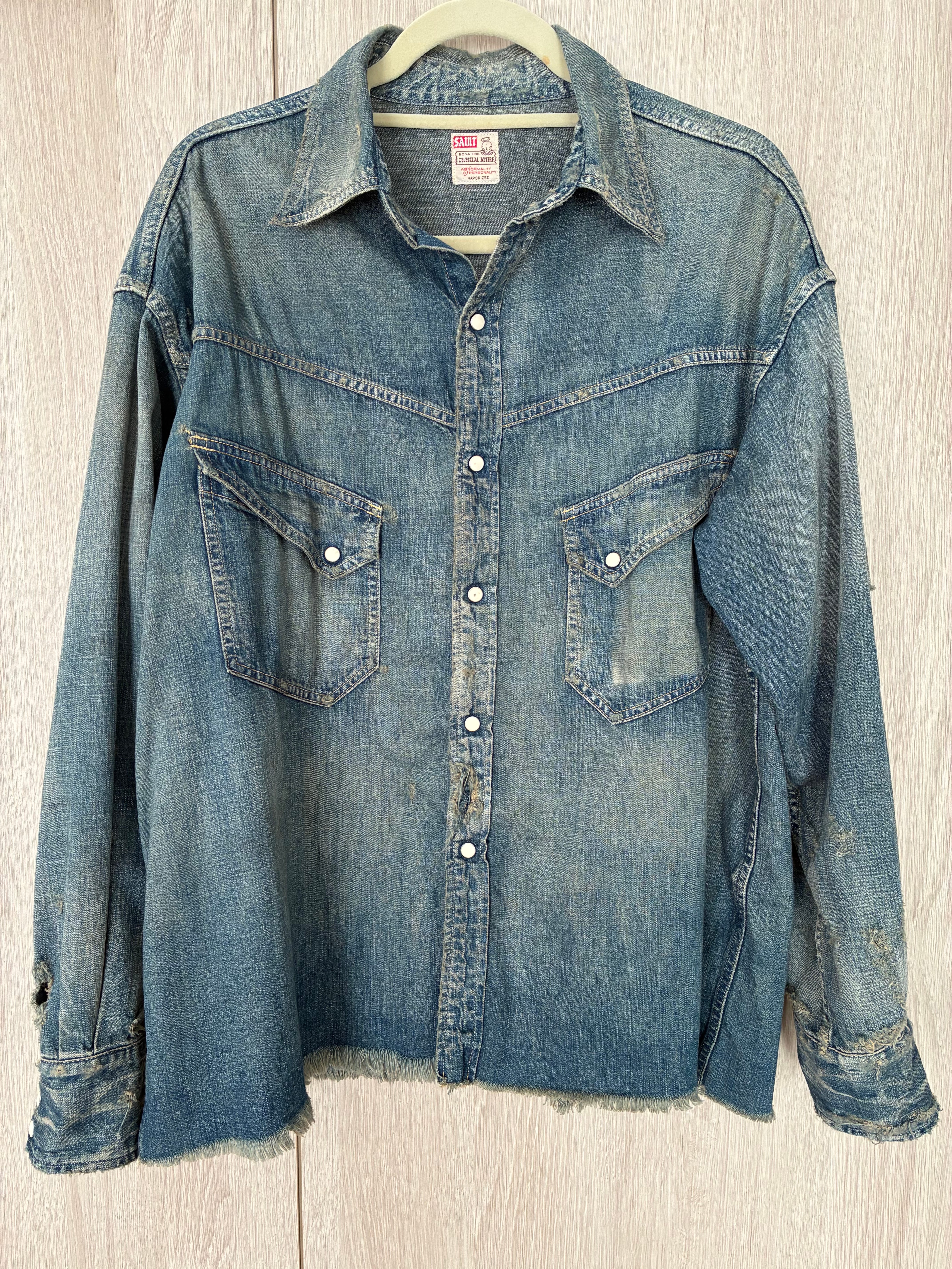 SAINT Mxxxxxx  23AW Denim Shirt "Blue"