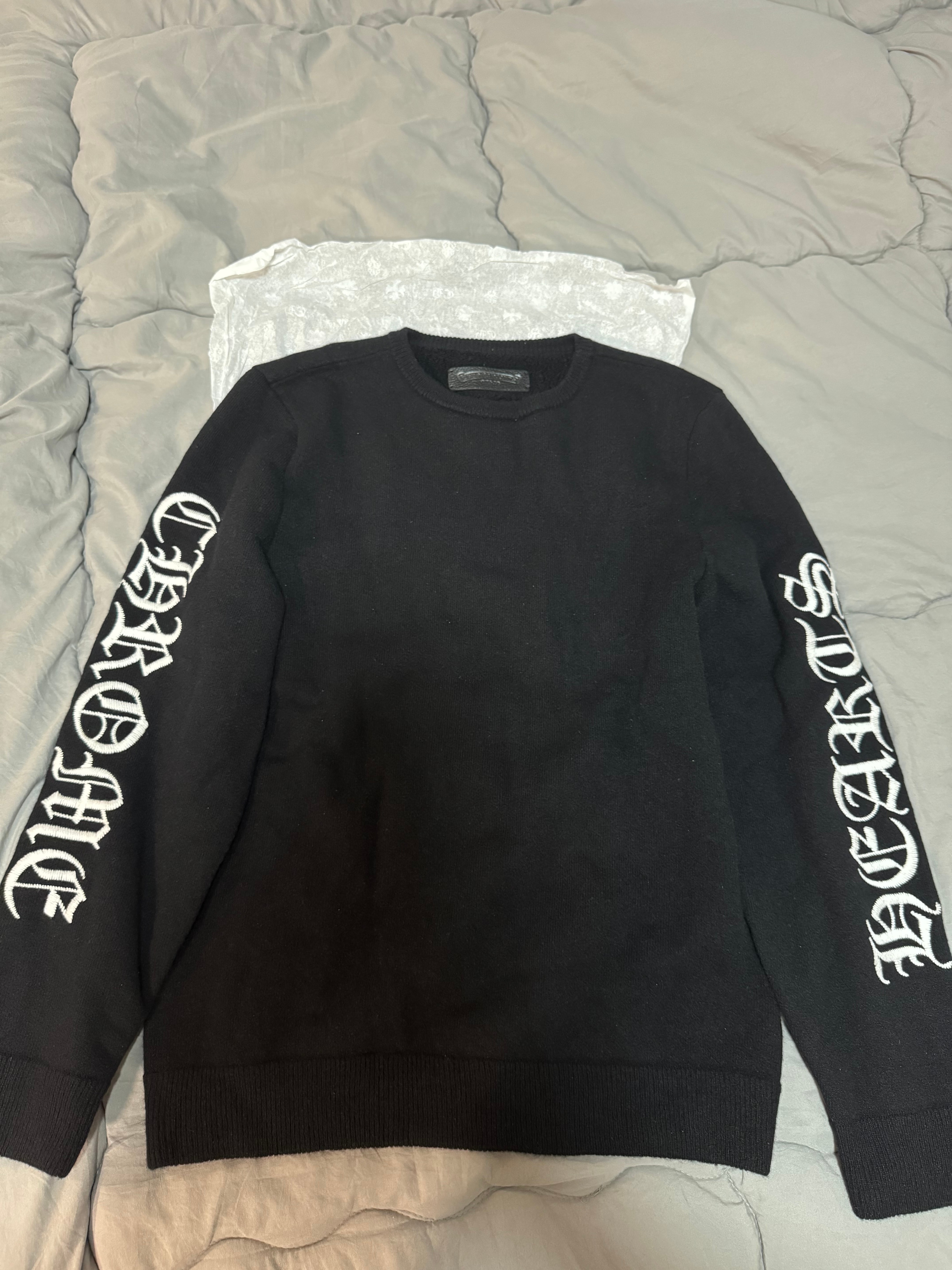 Chrome Hearts Arm Logo Cashmere Knit "Black"