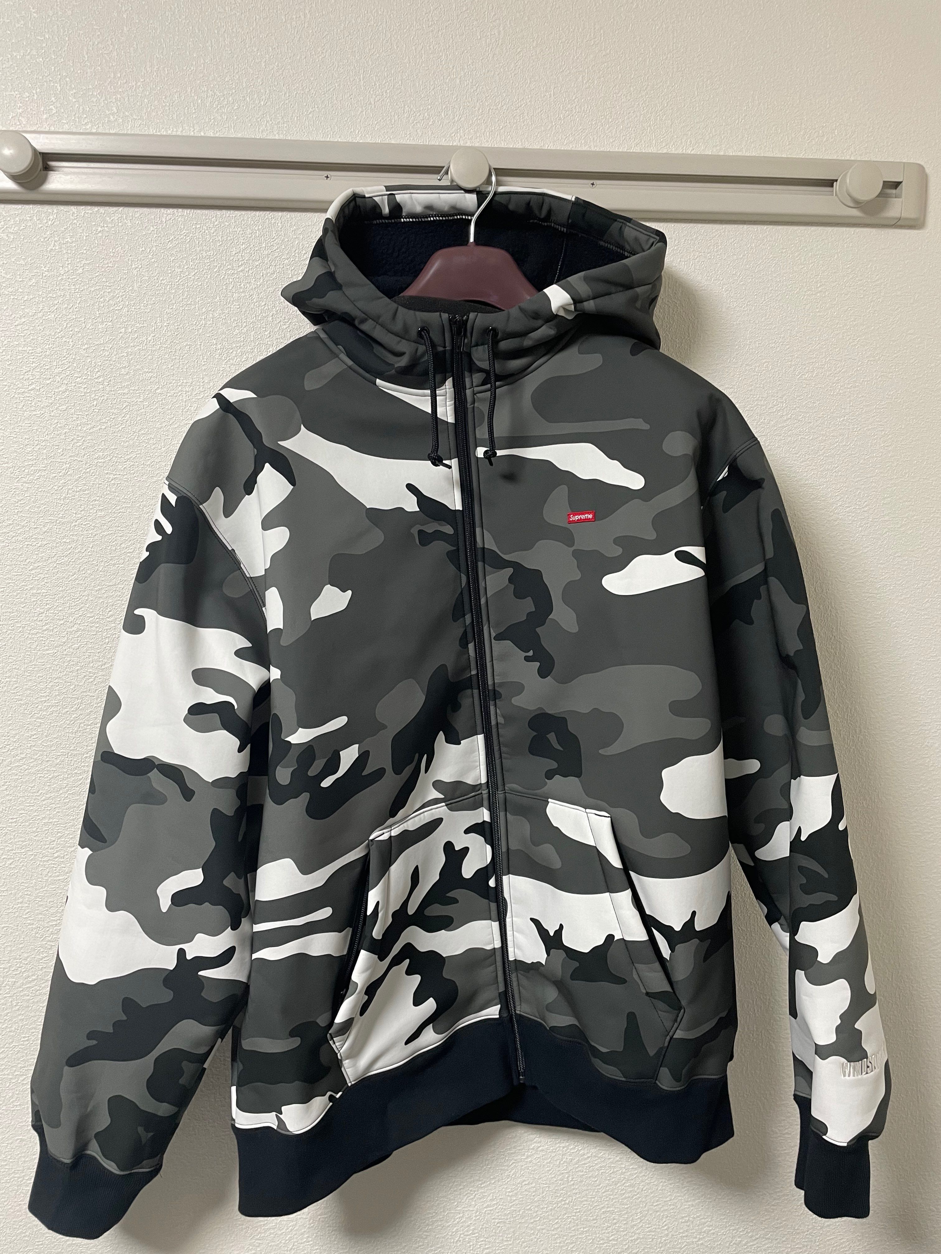 Supreme WINDSTOPPER Zip Up Hooded Sweatshirt "Snow Camo"