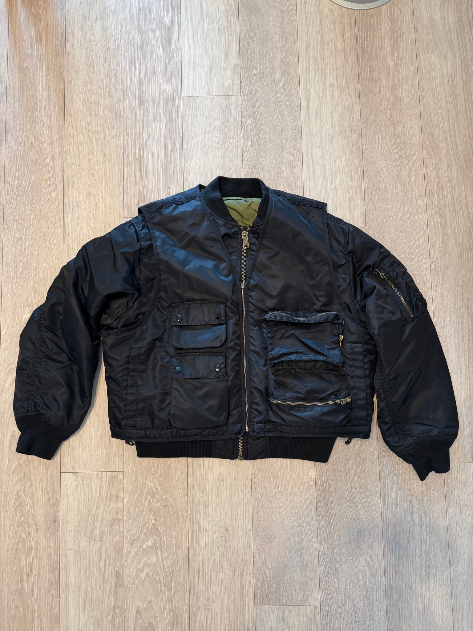 Supreme 2-in-1 MA-1 + Vest "Black"