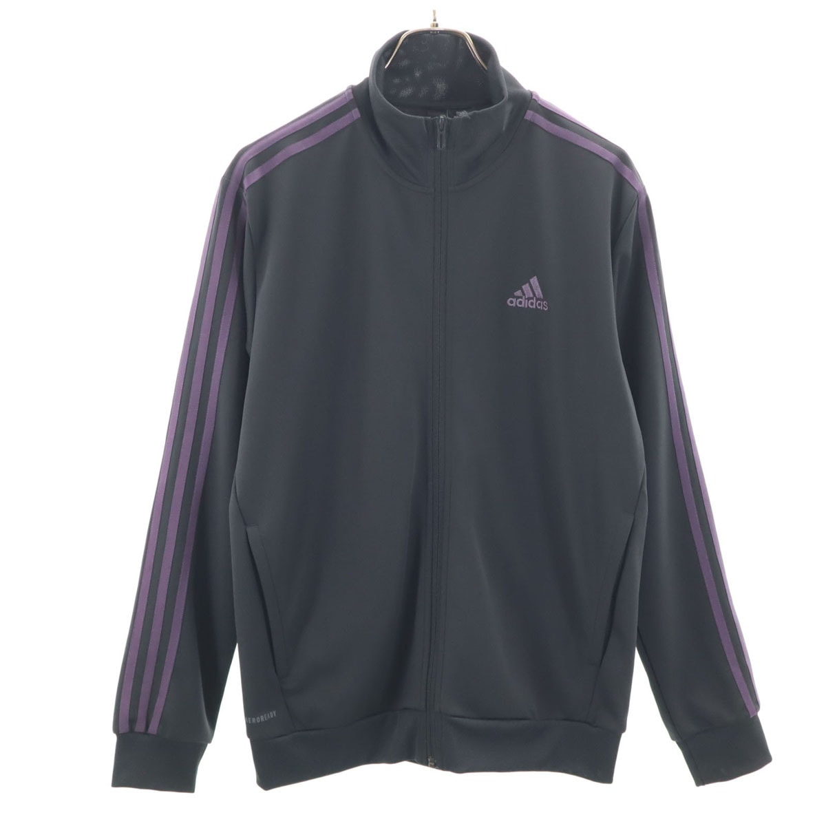 adidas アディダス トラックジャケット M チャコールグレー ジャージ