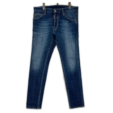 ディースクエアード S74LB1571 インディゴ COOL GUY JEAN/クールガイジーン ウォッシュド加工 デニムパンツ 48