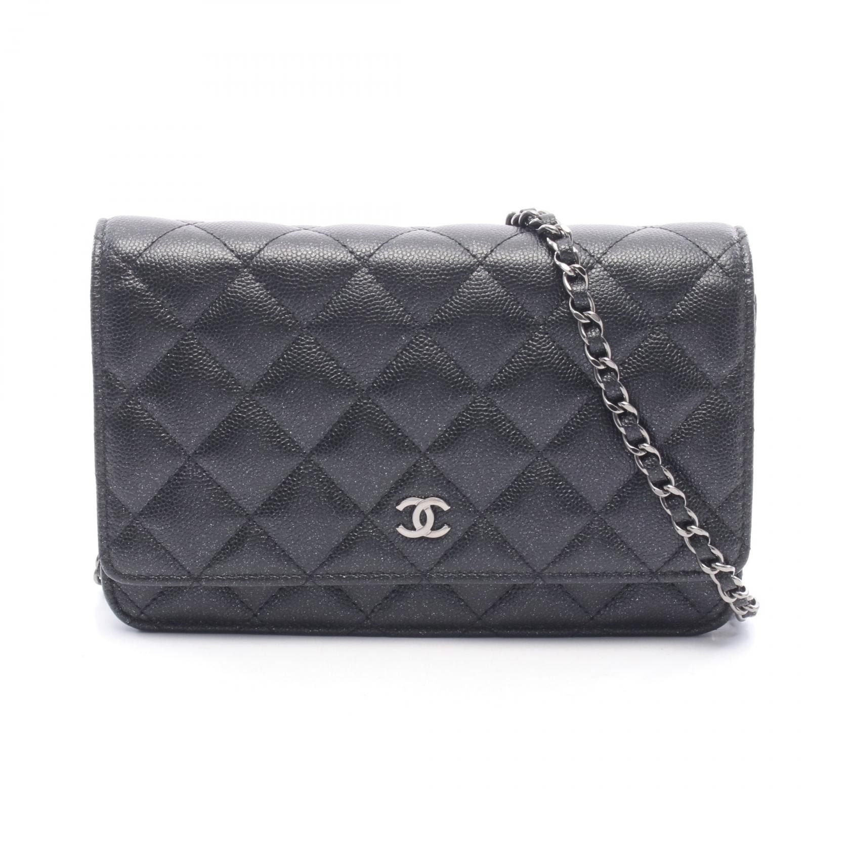 シャネル CHANEL マトラッセ ショルダーバッグ バッグ キャビアスキン(グレインドカーフ) レディース ブラック系 AP0250 【中古】