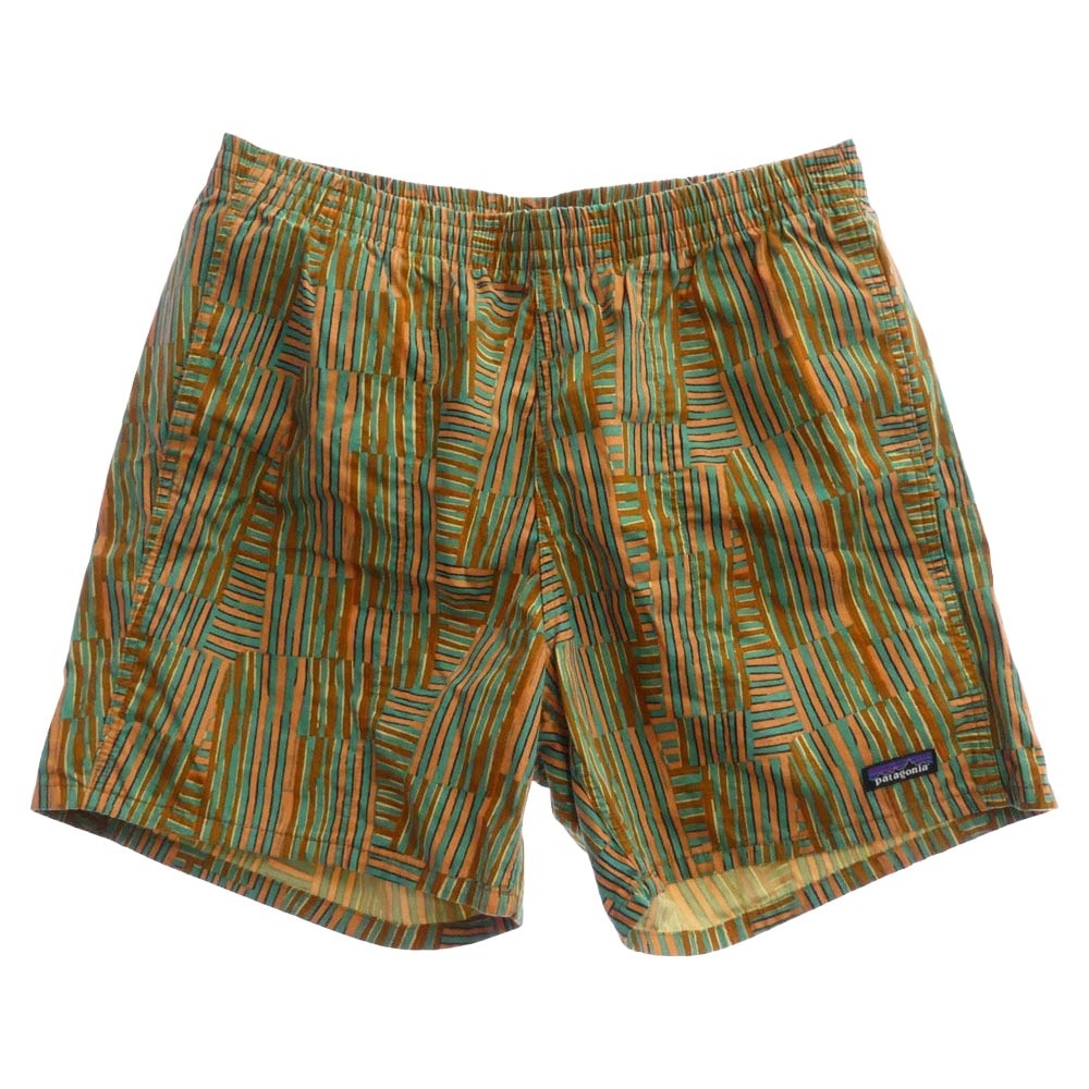 patagonia パタゴニア ショートパンツ 25SS 57145 M's Funhoggers Shorts メンズ ファンホッガーズ ショーツ ハーフ ショート パンツ 6インチ グリーン系 L【中古】