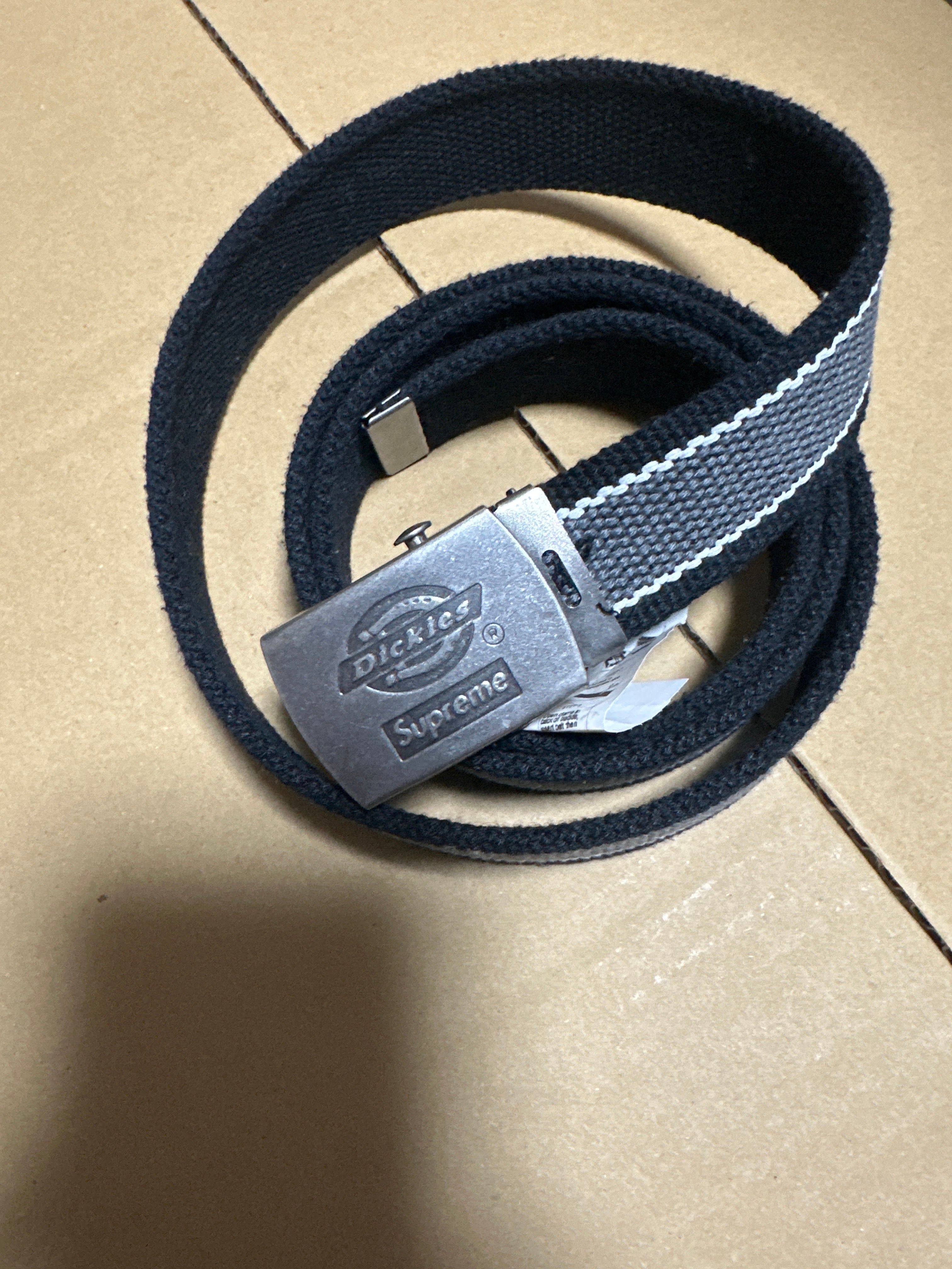 Supreme x Dickies Stripe Webbing Belt "Black"