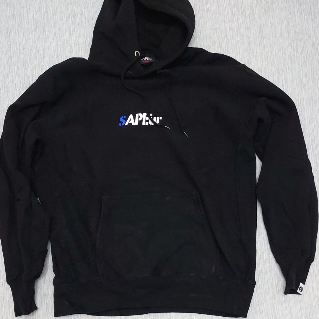 SAPEur atmos Head Hoodie "Black"