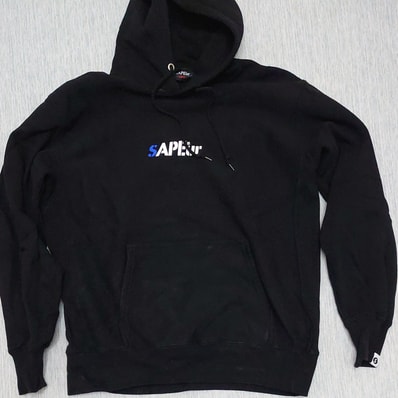 SAPEur atmos Head Hoodie "Black"