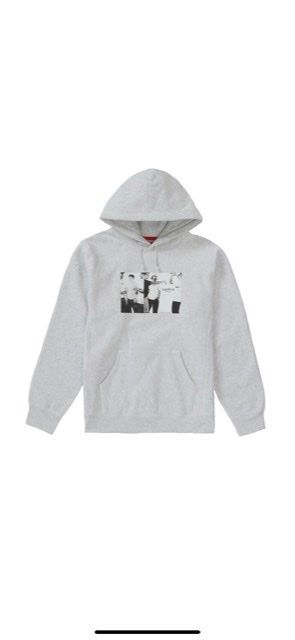 Supreme Classic Ad Hooded Sweatshirt "Grey"
