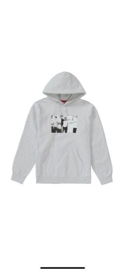 Supreme Classic Ad Hooded Sweatshirt "Grey"