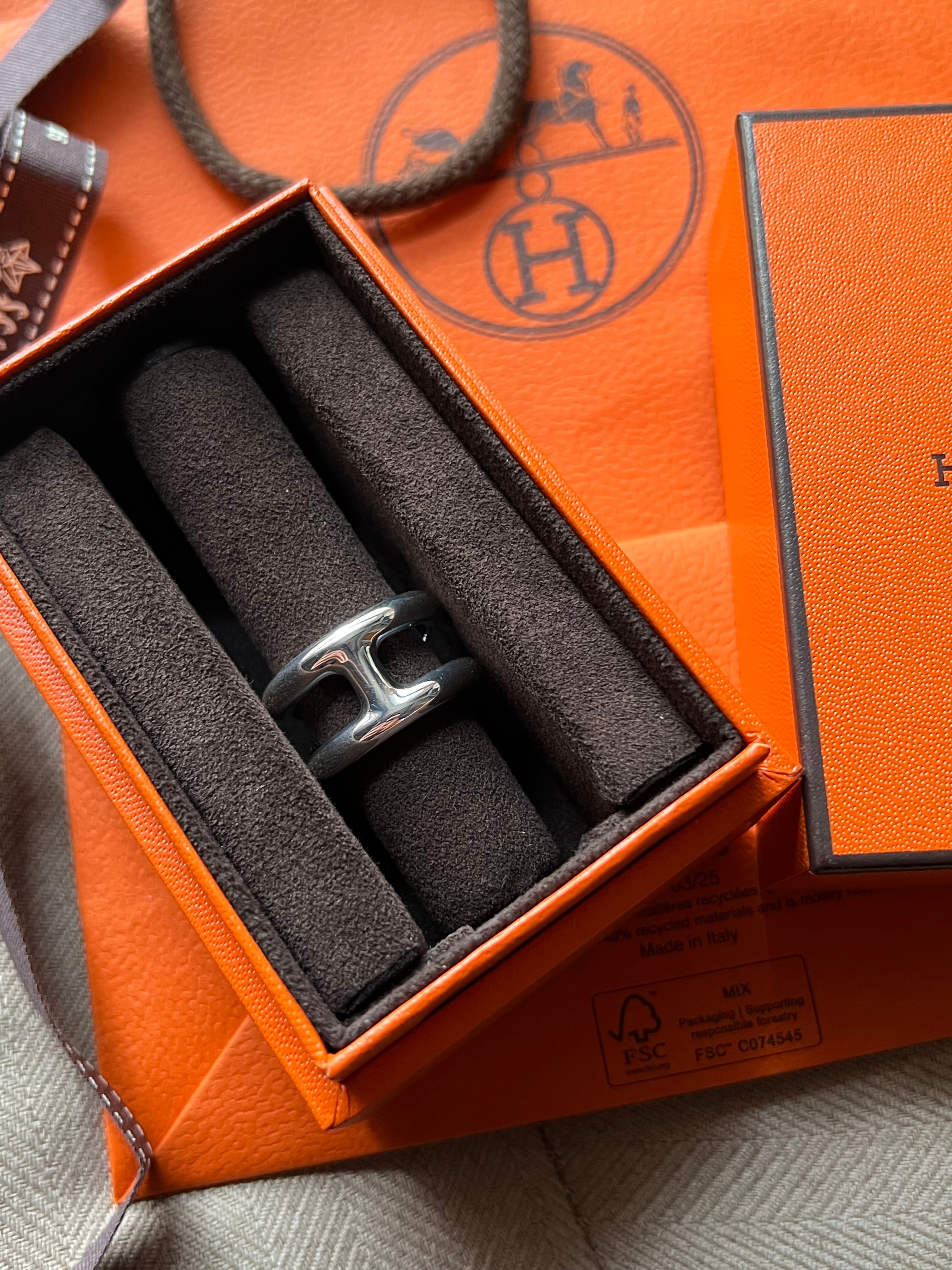 Hermes Osmose Ring PM "Silver"