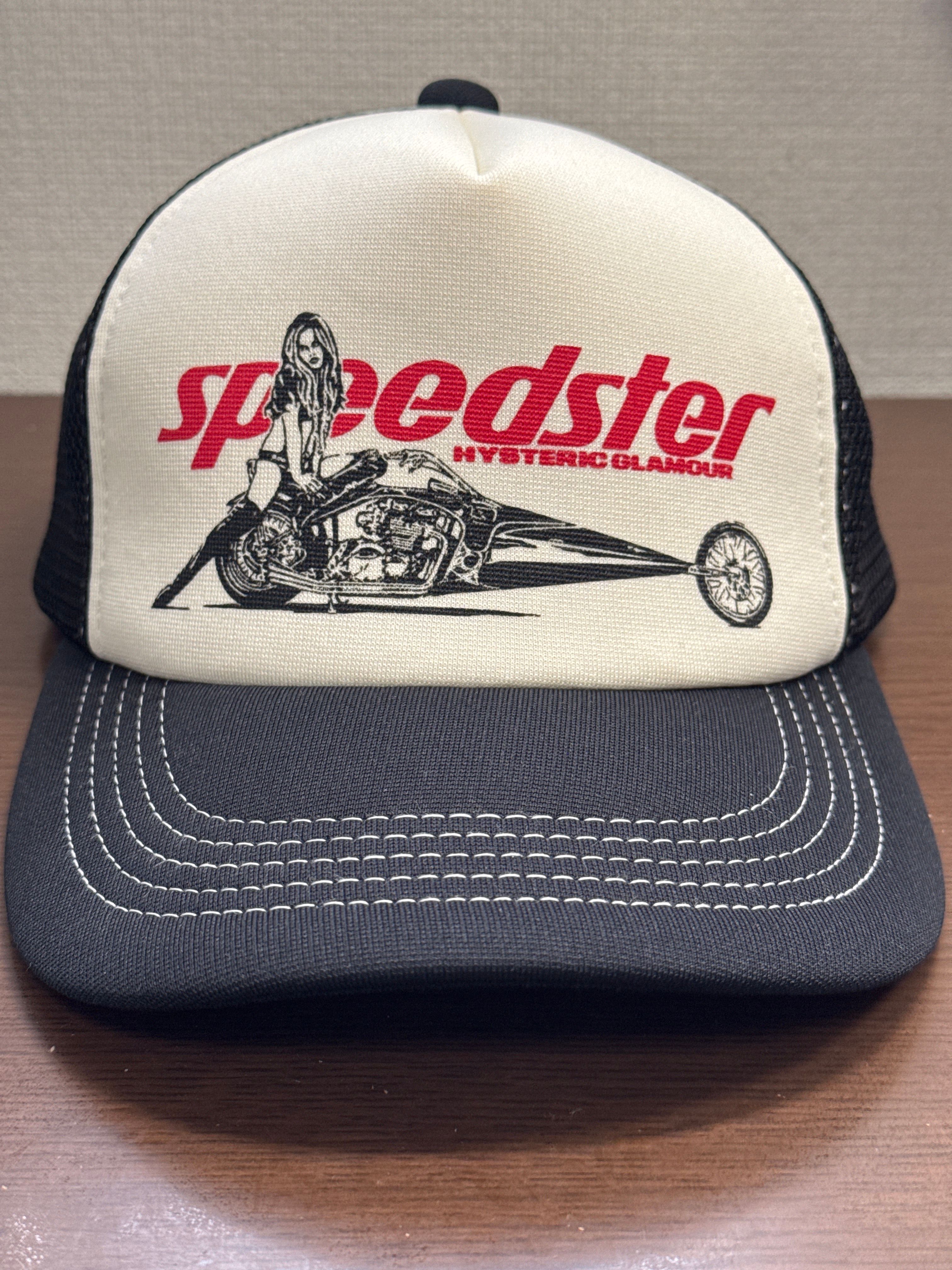 HYSTERIC GLAMOUR Speedster Mesh Cap "Black"