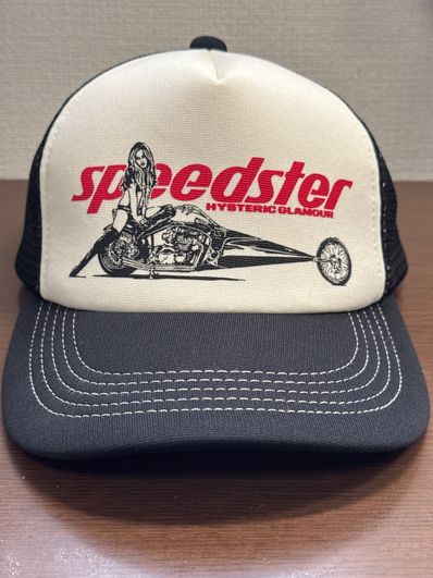 HYSTERIC GLAMOUR Speedster Mesh Cap "Black"