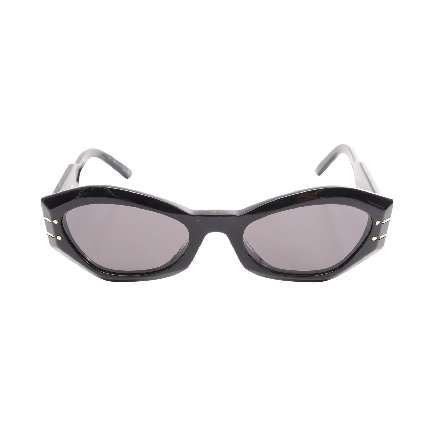 ディオール Dior DiorSignature サングラス 衣料品 プラスチック レディース ブラック系 【中古】
