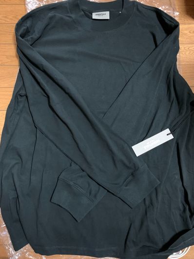 FEAR OF GOD ESSENTIALS Long Sleeve Tee "Black/Stretch Limo"