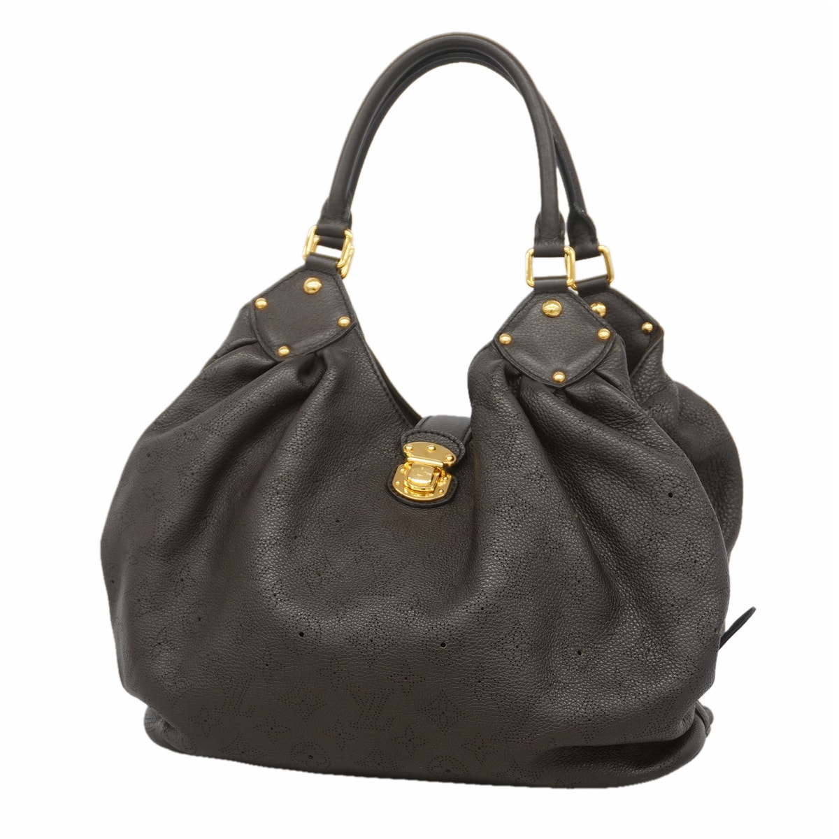 【6ia0494】ルイヴィトン トートバッグ マヒナ マヒナL M95975 ショコラ【中古】レディース