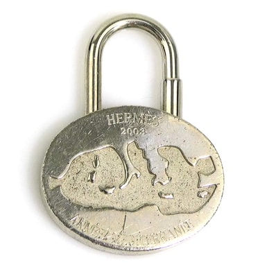 エルメス HERMES カデナ ANNEE MEDITERRANEE メタル シルバー レディース【中古】 e61399a