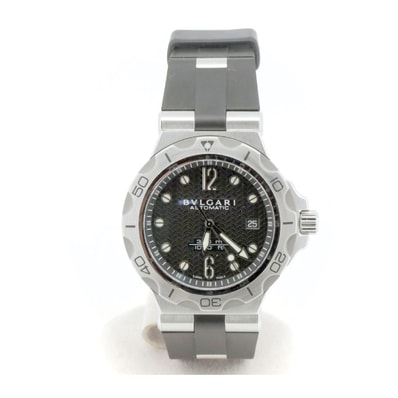 BVLGARI Diagono Professional Scuba Aqua "Black/Stainless Steel"