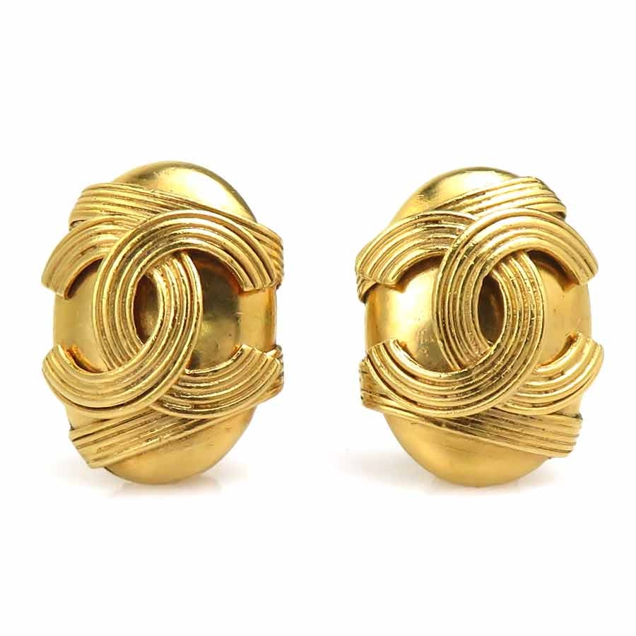 シャネル CHANEL イヤリング ココマーク メタル ゴールド レディース【中古】 e62411a