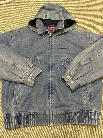 Supreme Hooded Utility Jacket "Denim"
