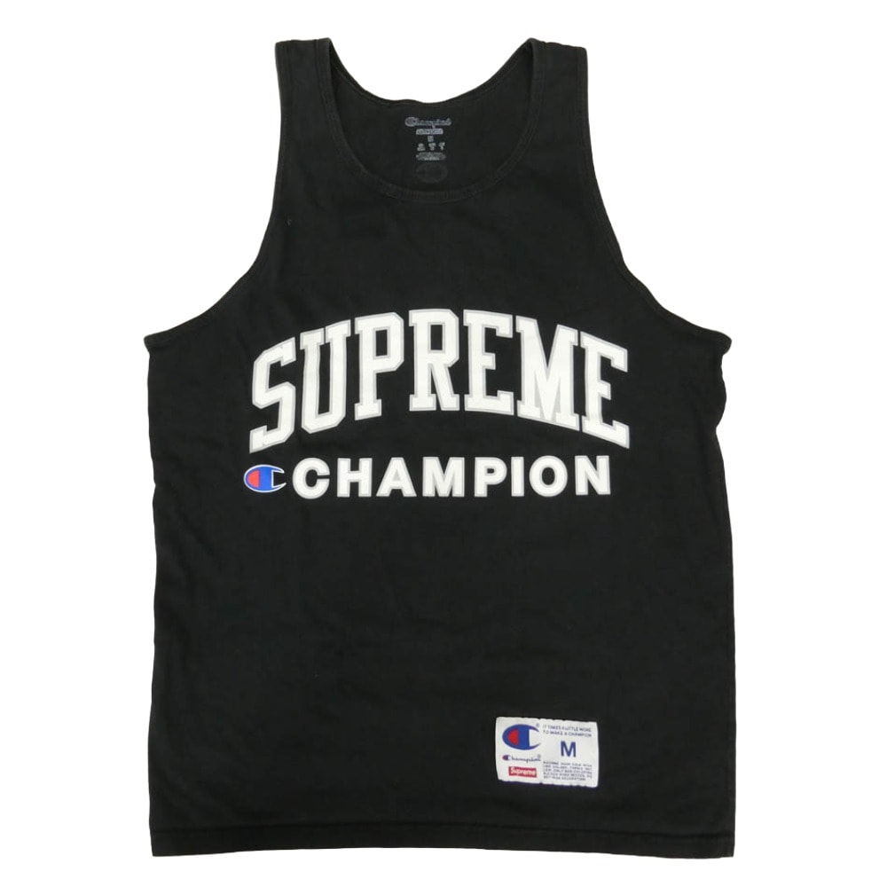 Supreme シュプリーム 17SS Champion チャンピオン TANK TOP タンクトップ ノースリーブ カットソー M【中古】