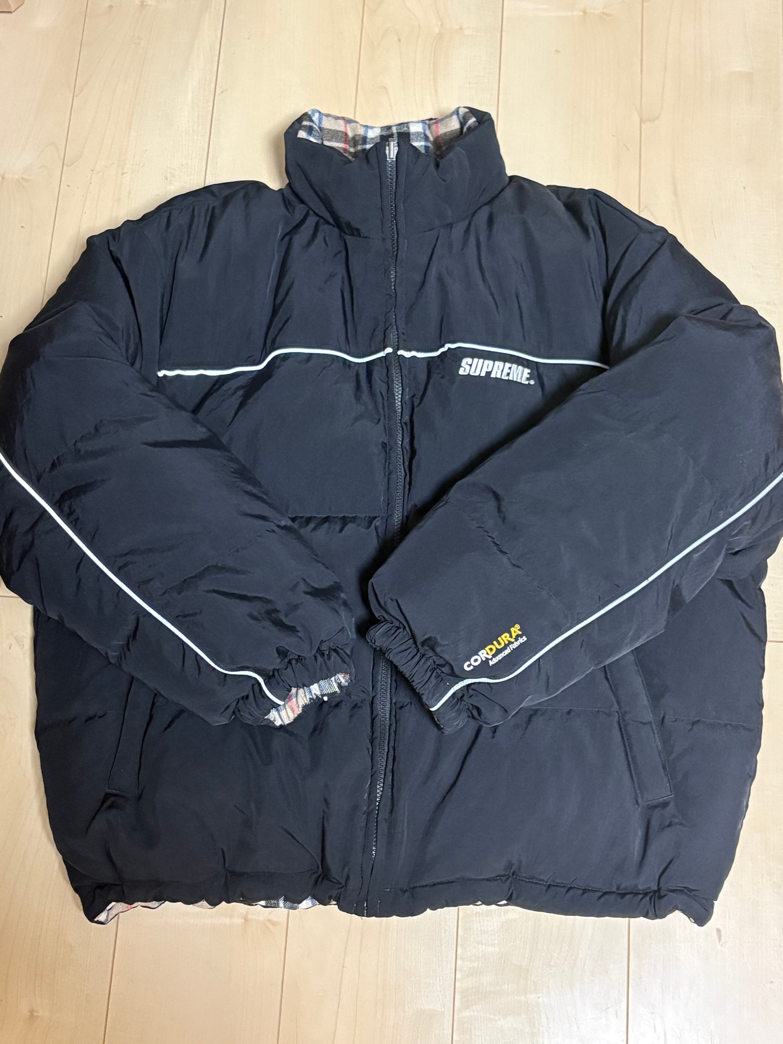 Supreme Reversible Puffer Jacket "Black"