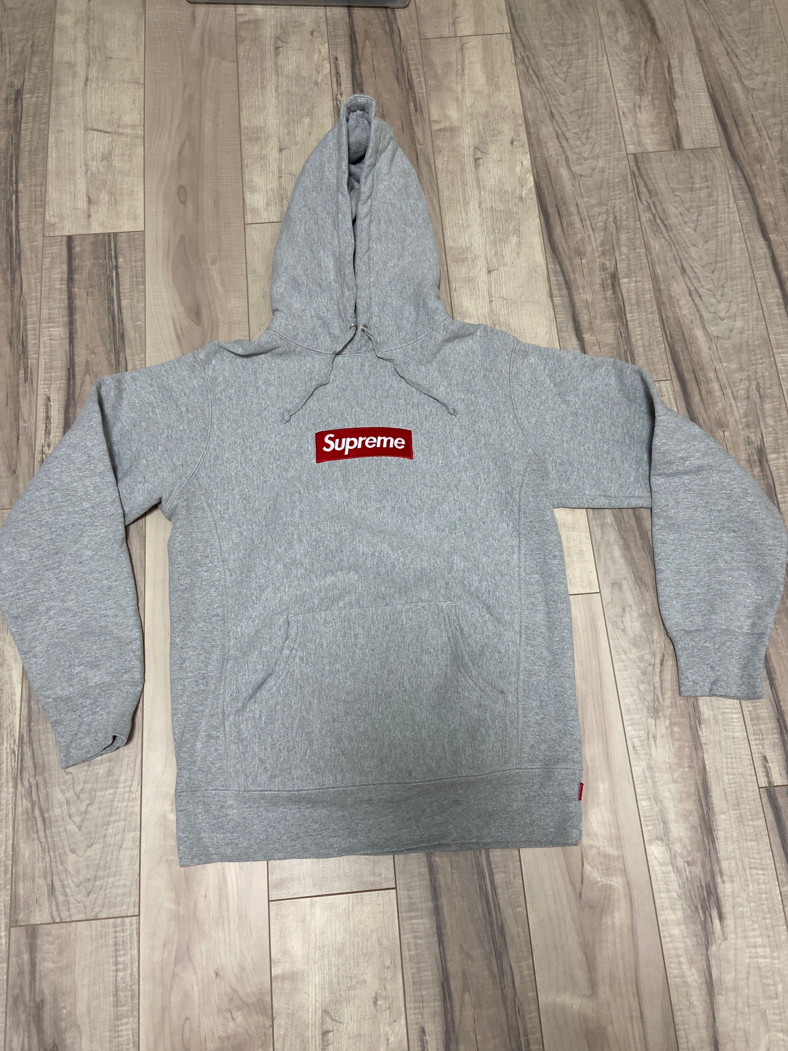 Supreme Box Logo Hooded Sweatshirt "Grey" (14FW)