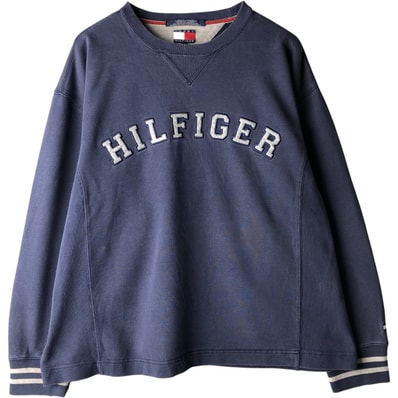 古着 90年代~ トミーヒルフィガー TOMMY HILFIGER ロゴスウェットシャツ トレーナー メンズL相当 ヴィンテージ/eaa600401