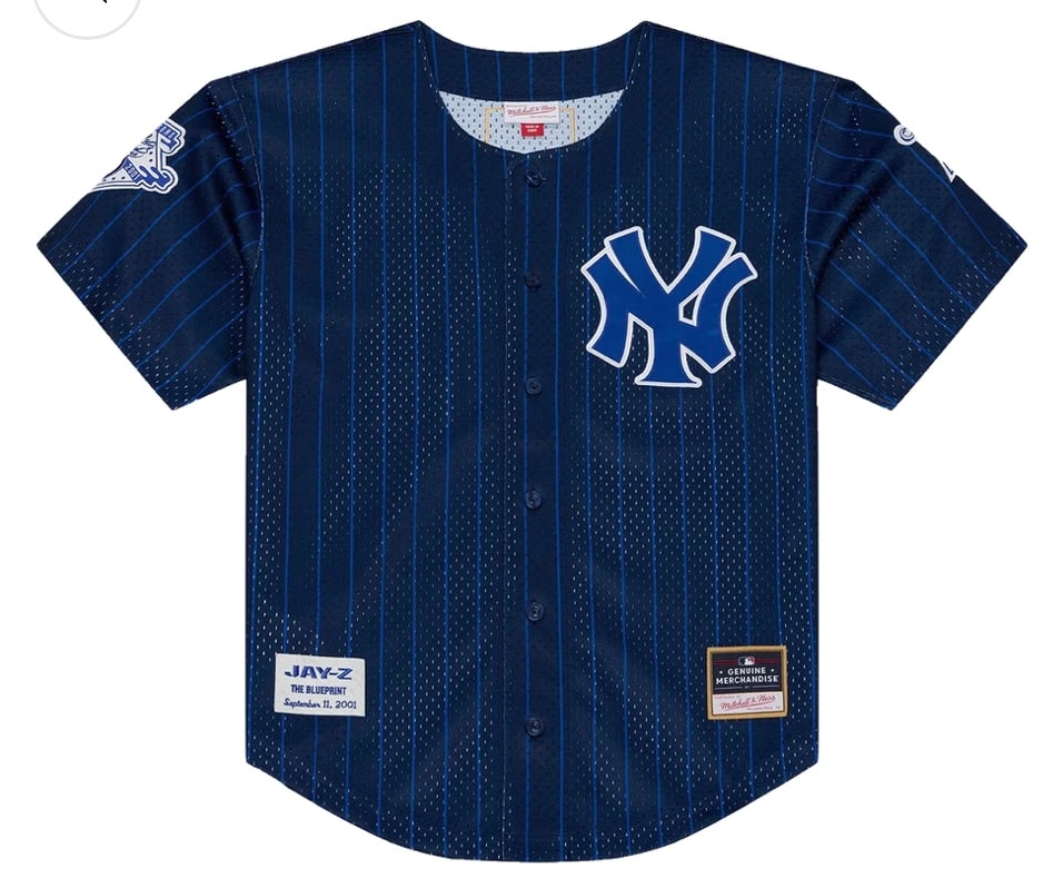 JAŸ-Z: Blueprint x Yankees - Mesh Jersey