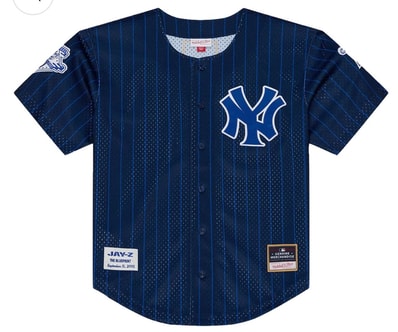 JAŸ-Z: Blueprint x Yankees - Mesh Jersey