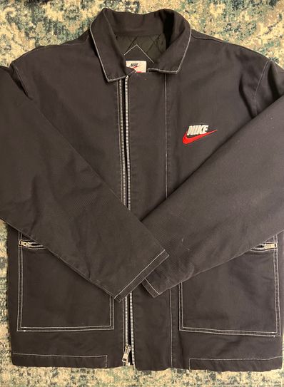 Supreme / NIKE® Double Zip Work Jacket "navy"